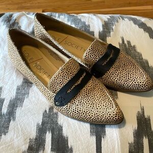 Sole Society Cheetah Print Loafers